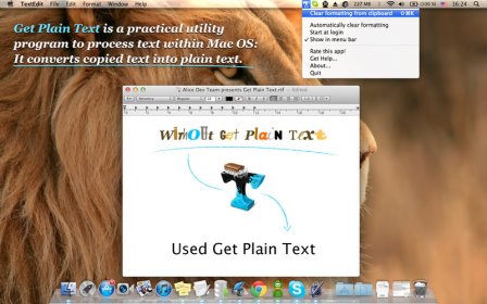 plain text for mac